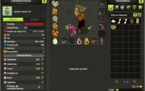 [Dofus Touch] Sacrier Lv 124 Full wis c/Set