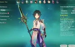 AR21 - Xiao + Lança de Jade + Qiqi