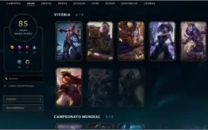 Conta de lol com Rammus rei e as vitoriosas desde a Elise
