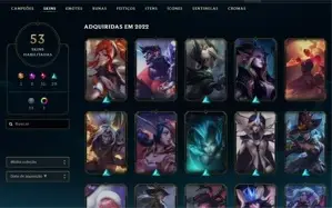 Conta Lol 53 Skins Lv 110