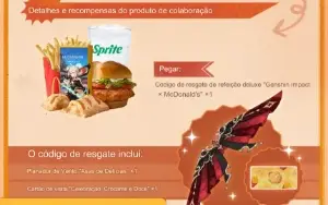 Genshin Impact × McDonald's Wings of Delicacies & Namecard