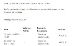 Conta Valorant Full Acesso Várias Skins & 1300R$ Gastos