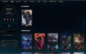 Conta de League Of legends