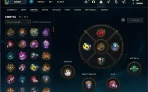 Conta Platina 4 com TODOS os champs e 244 Skins + 10 Miticas