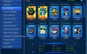 VENDO CONTA TOP LADMO SERVER OMEGAMON