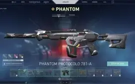conta de valorant mais de 1500 em skins
