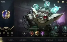 LEVEL 27 PLATINA 3 + 27 CAMPEÕES + 4 SKINS