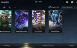 LEVEL 27 PLATINA 3 + 27 CAMPEÕES + 4 SKINS