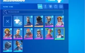 Conta Season 8 Fortnite NFA
