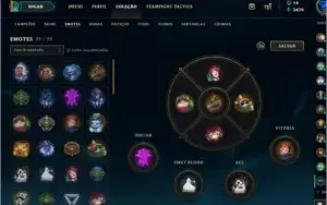 Conta D4, diversas skin lendárias e épicas.
