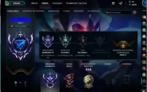 Conta D4, diversas skin lendárias e épicas.