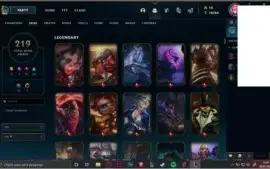 Conta LoL Gold IV - TODOS OS CHAMPS - 162 skins