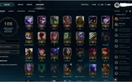 Conta de LoL ouro 1Main Adc