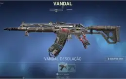 Conta Prata 3 Com skin de Vandal