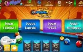 Conta 8 ball poll  mais de 20 Tacos Lendários e nv alto