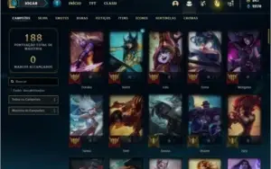 Conta unranked com Rammus rei e Kayle juiza ( MAIN SUP )