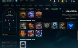 Conta unranked com Rammus rei e Kayle juiza ( MAIN SUP )
