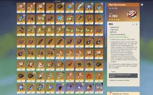 Conta de Genshin Impact Rank 47