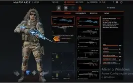 Vendo conta Warface com Steyr Scout Frozen e Fabarm STF 12