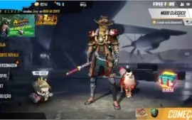 Conta de free fire parei de jogar conta FuLL