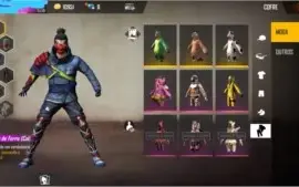 Conta de free fire parei de jogar conta FuLL