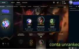 Conta lol Prata e outra Unranked !