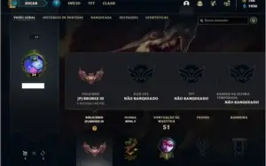 Conta Bronze 3 com 25 Champs e 17 Skins + 500 RP