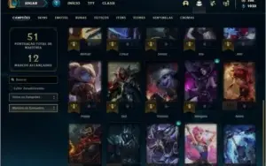Conta Bronze 3 com 25 Champs e 17 Skins + 500 RP