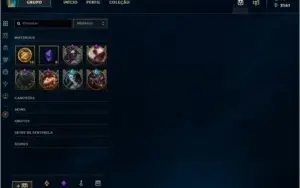 CONTA LOL B1 COM 31 SKINS E 99 CAMPEÕES