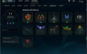 CONTA LOL B1 COM 31 SKINS E 99 CAMPEÕES