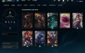 Conta Platina 4 | 70% Win - Lol (League Of Legends) Elomoon
