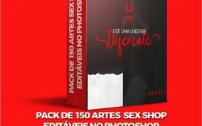 Pack 150 Artes Para Sex Shop - Editáveis Photoshop