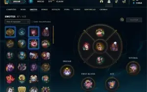 conta lol platina 4