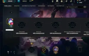 Unranked com 41 Champs e 24 Skins