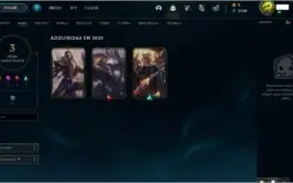 Conta lol platina 4