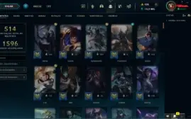 Conta De Lol - 200 Skins, 3 Ultimate+ - Level 625