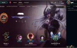 Conta diamond IV com mais de 400 skins