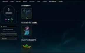 CONTA LOL - OURO 4 - 22 CAMPEÕES