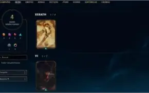 CONTA LOL - OURO 4 - 22 CAMPEÕES