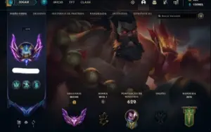 conta lol mestre lvl 694 176 skins