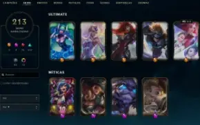 Conta League of Legends Full Acesso - 109 Champs 213 Skins