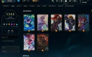 Conta Lol, 1344 Skins, Skins Raras Tft, Desde 2013