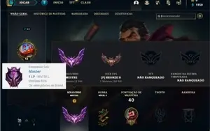 Conta Mestre com 63% de Win rate