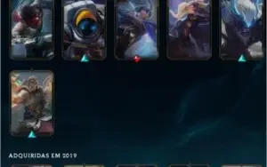 Conta mono pyke eternos full+64 skins +icones,emotes,cromas!