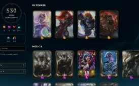 Conta League of Legends Lv 553 2013