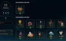 Conta League of Legends Lv 553 2013