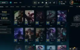 Conta League of Legends Lv 553 2013