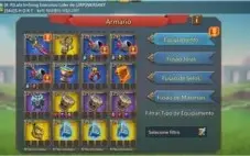 VENDO CONTA LORDS MOBILE - 170M T4 102KGEM + 54 Estrel Sagra
