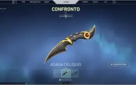 Vendo conta valorant com aproximadamente 200 reais em skins