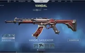 Vendo conta valorant com aproximadamente 200 reais em skins